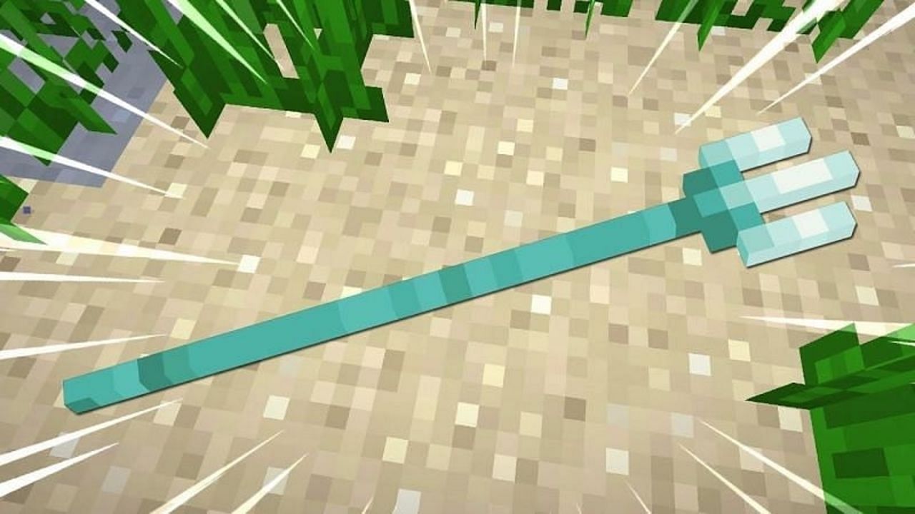 Tridents aren't easy to obtain, but they make great weapons (Image via Mojang)